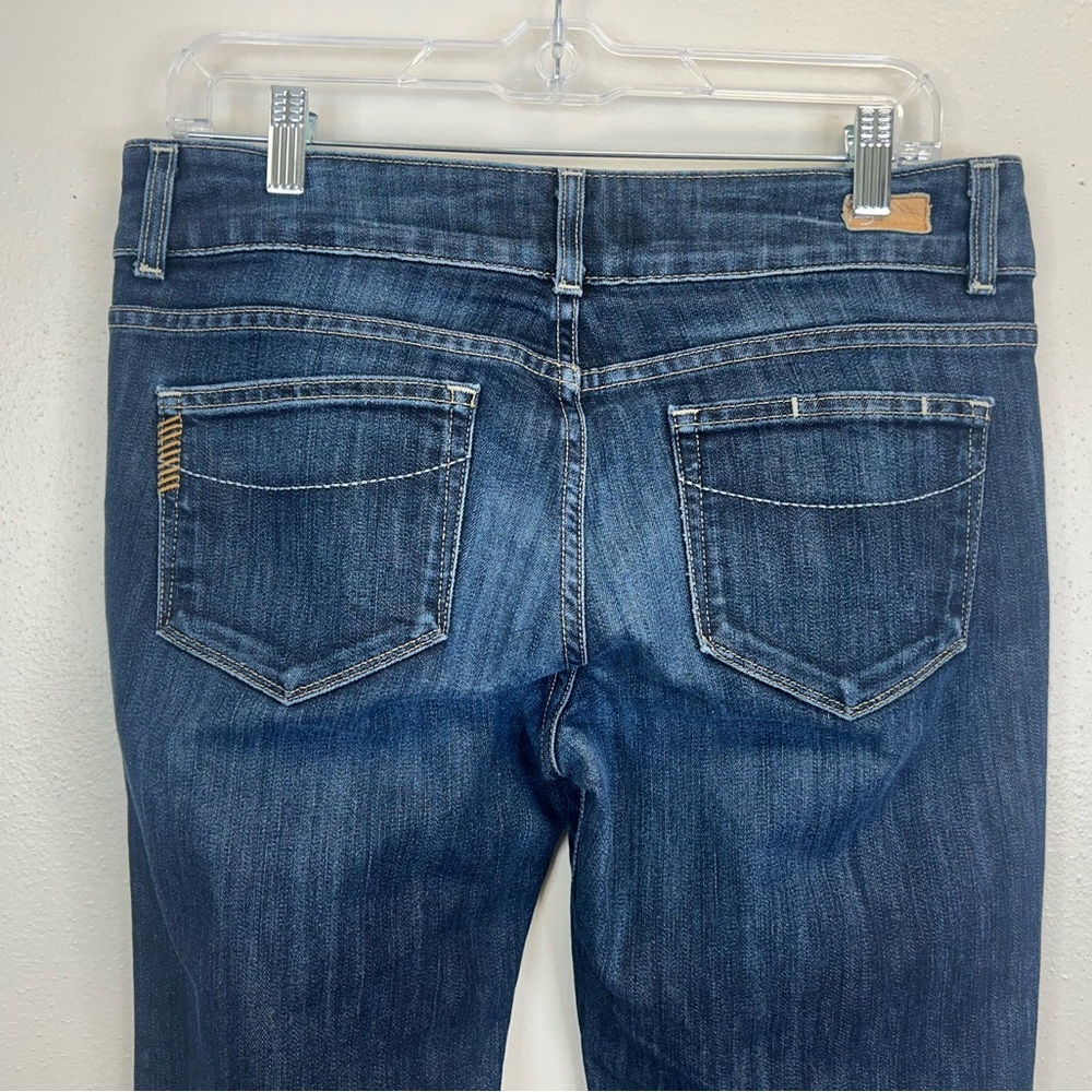 PAIGE Womens 31 Dark Blue High Rise Bootcut Jeans Western Y2K Boho Classic Denim - Picture 8 of 10